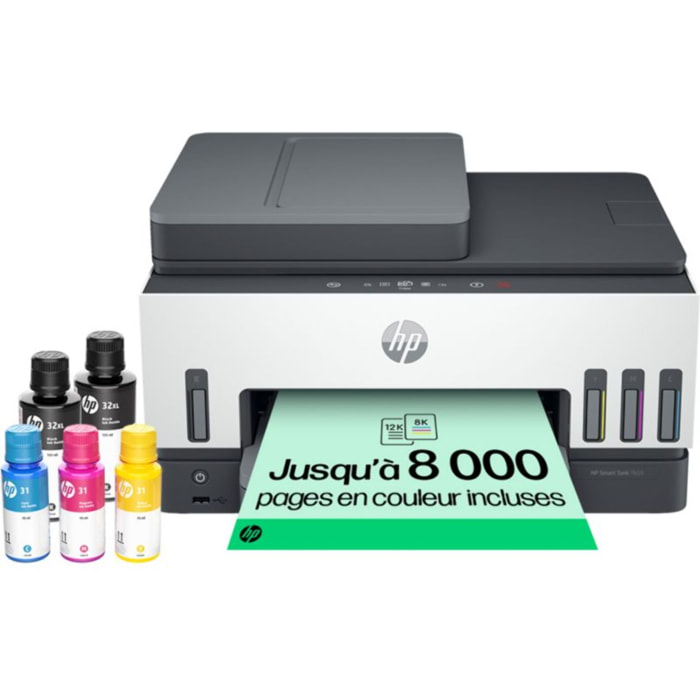 Imprimante jet d'encre HP Smart Tank Plus 7605