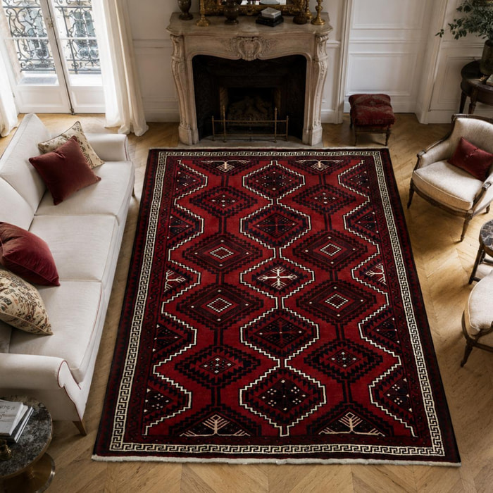 Tapis d'orient, authentique motif oriental noué main, ANUVIG
