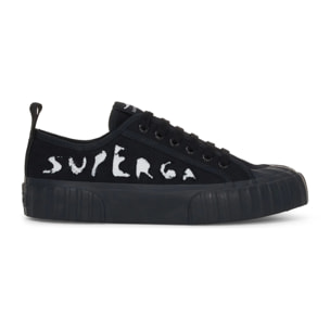 Sneakers Superga Donna Nero 2630 RIPPED LOGO