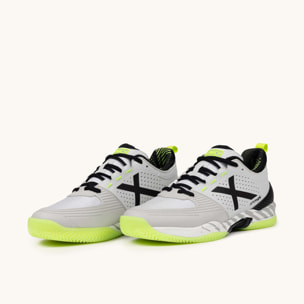 MUNICH ATOMIK 50 Zapatillas de Pádel/Tenis Gris y Amarillo Flúor