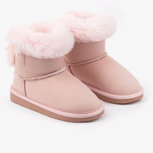 Botas Australianas con Lazo en Rosa