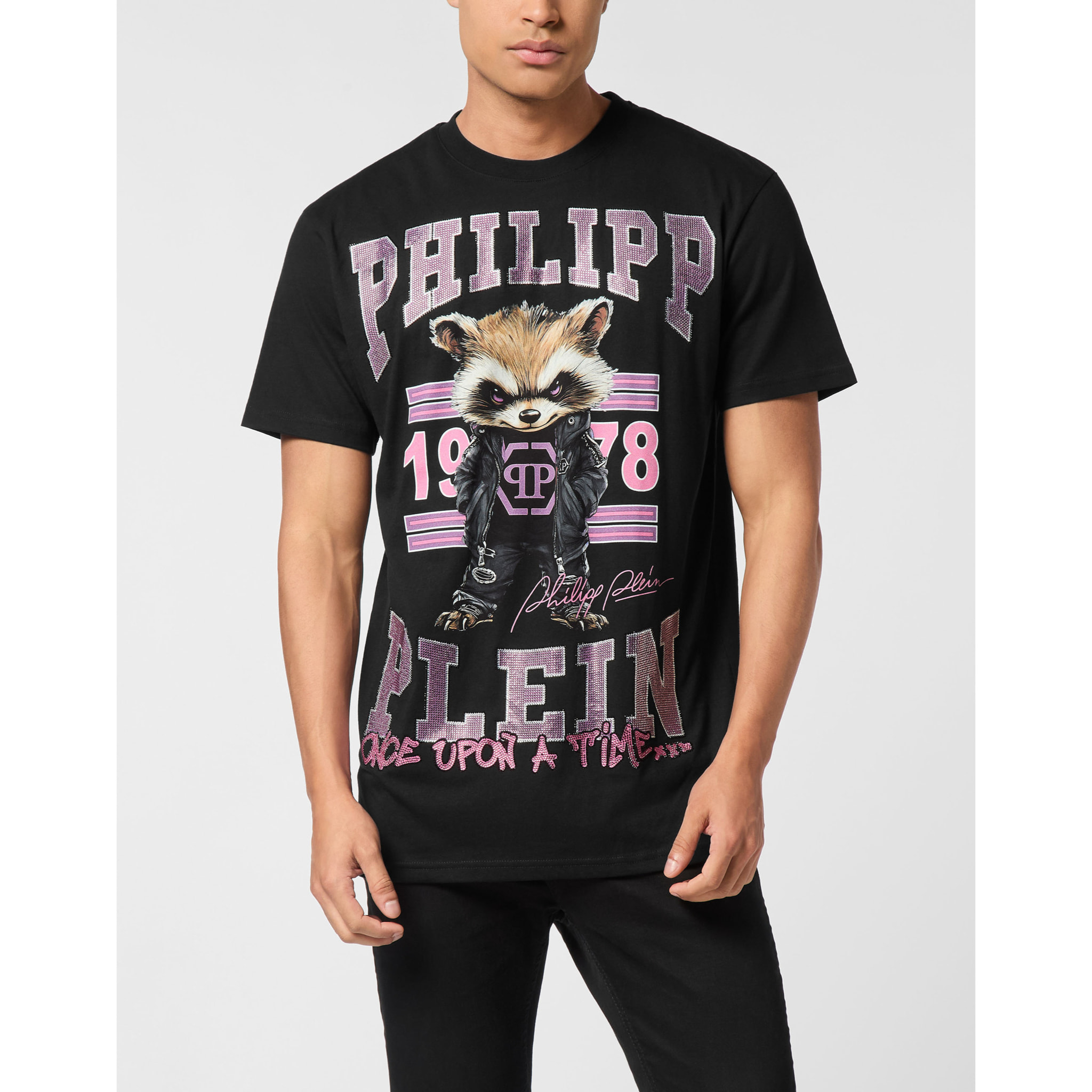 PHILIPP PLEIN T-Shirt Round Neck Ss COLLEGE