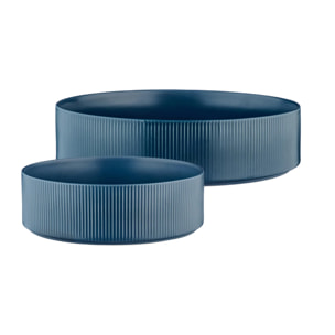 Saladier SCANDI Ø21,5cm et Ø27,5cm - 2 pièces - Marine