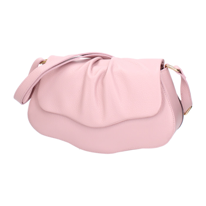 Borsa a spalla da donna In Vera pelle Made in Italy 30,5x19,5x9 cm