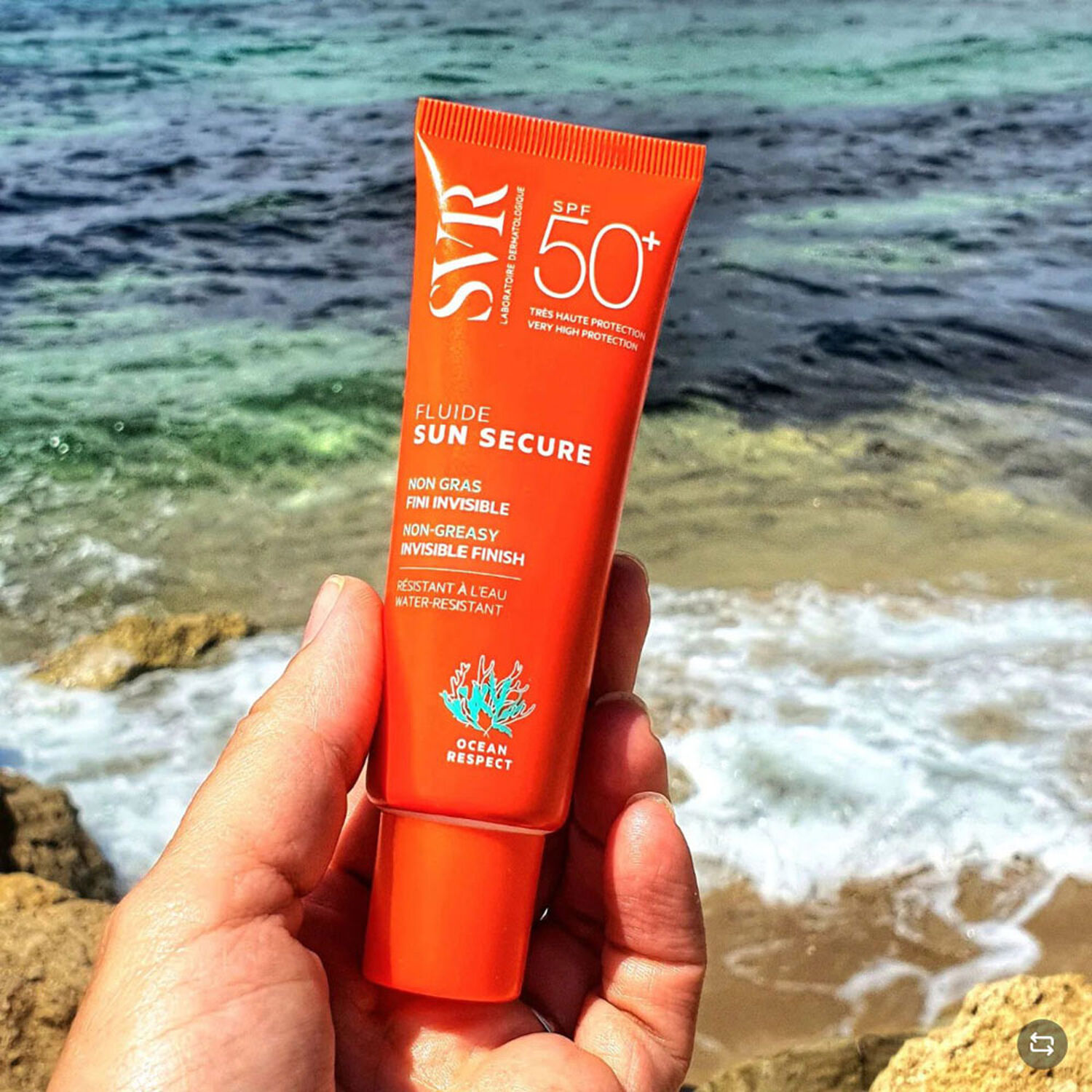 Sun Secure - Fluide Non Gras - Fini Invisible SPF50+ 50 ml