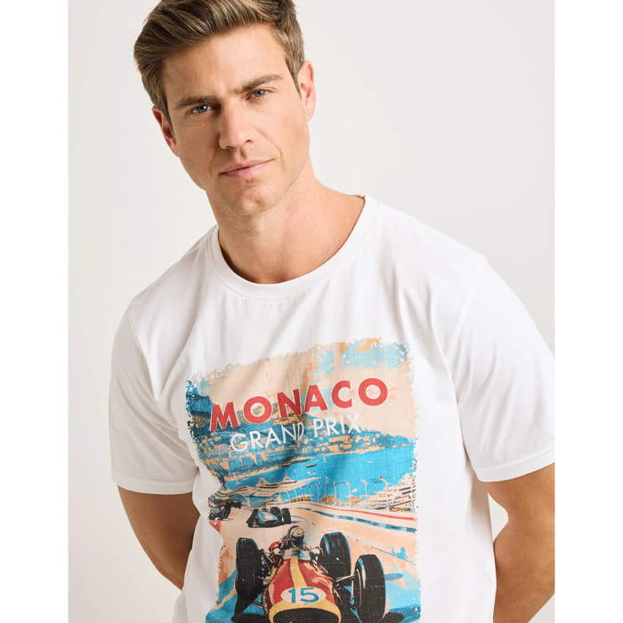 Camiseta Manga Corta Blanco - Leclerc