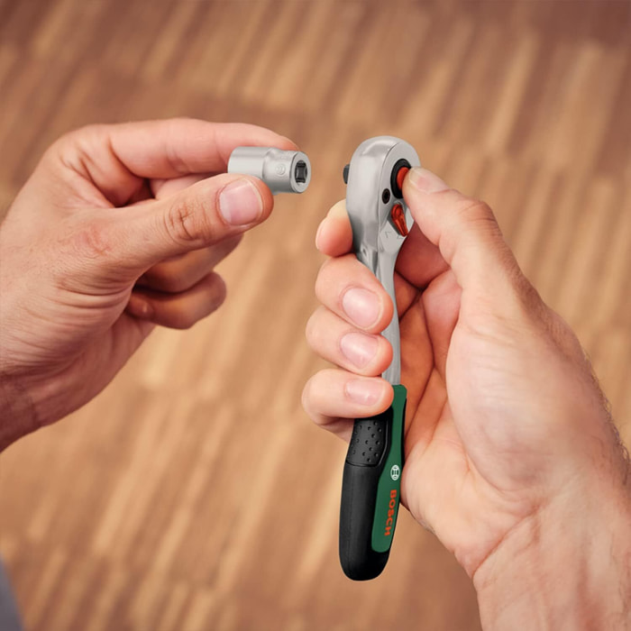 Set 14 pièces avec cliquet 1/4' - BOSCH - 1600A02BY0