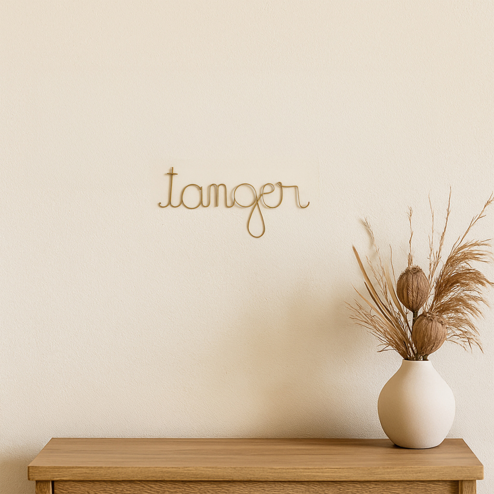 Mot  fil de laiton 'TANGER' - Doré Vieilli