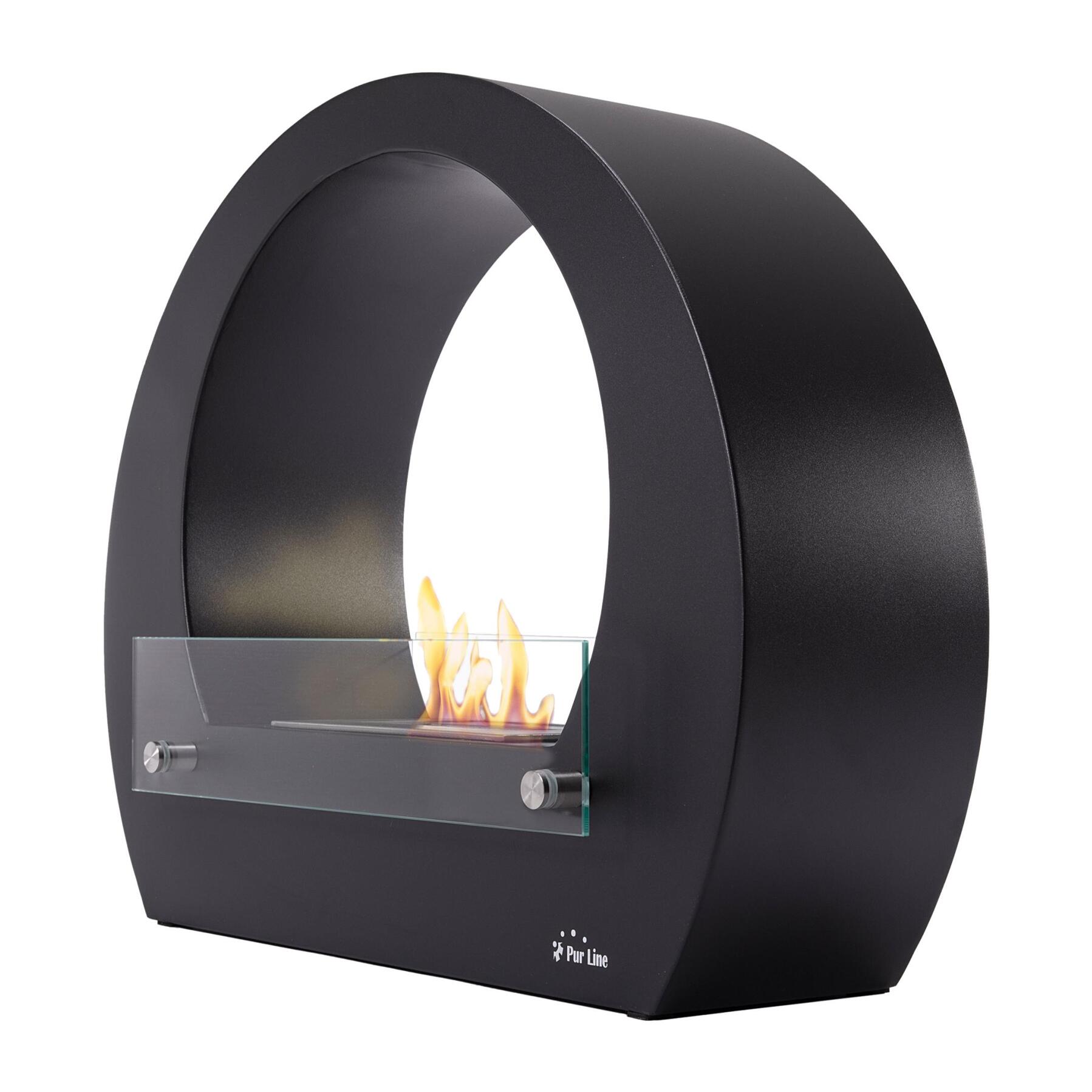 Chimenea de etanol de acero con llama regulable SATURN B PURLINE 2000 W