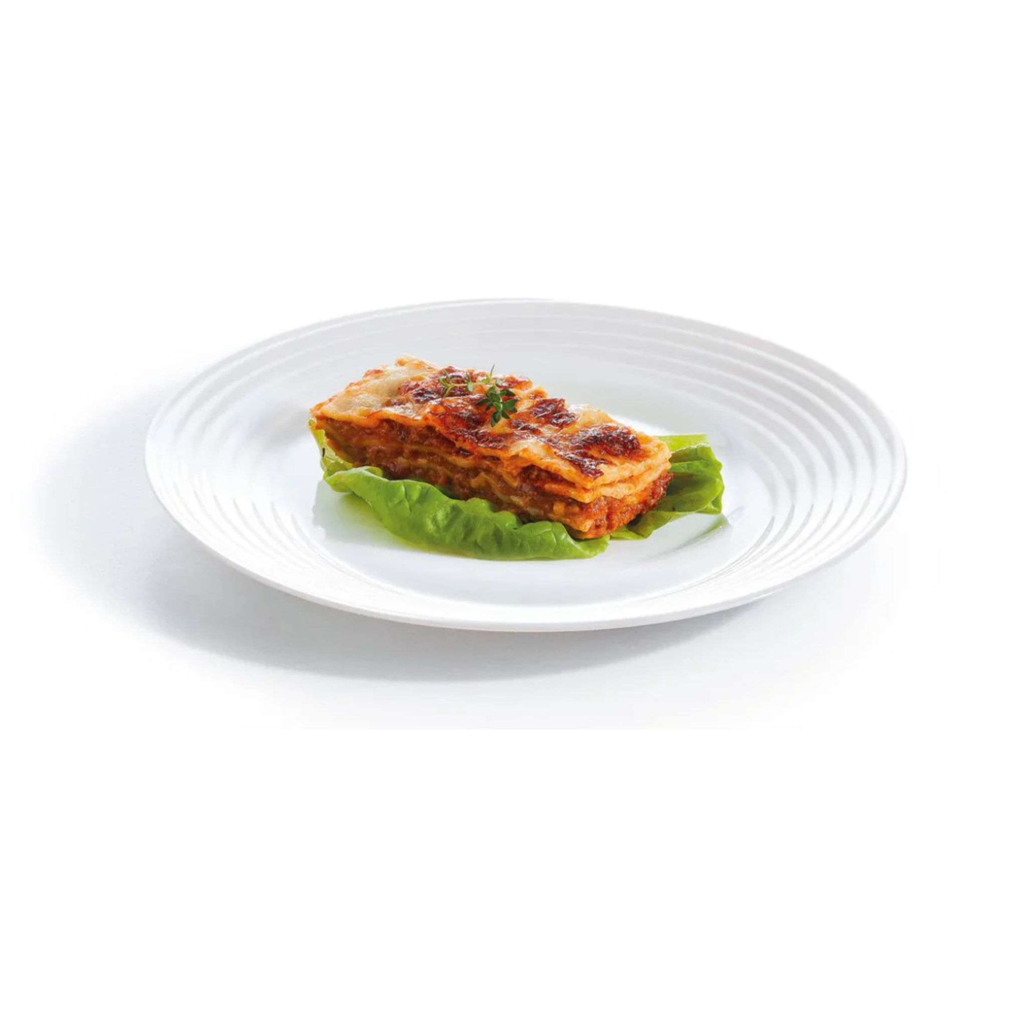 6 platos llanos blancos 25 cm Harena - Luminarc