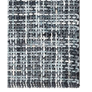 Tappeto bagno CRAZY ANTRACITE in microfibra misto cotone, morbido antiscivolo lavabile in lavatrice, tappetino lavabo sanitari bagno