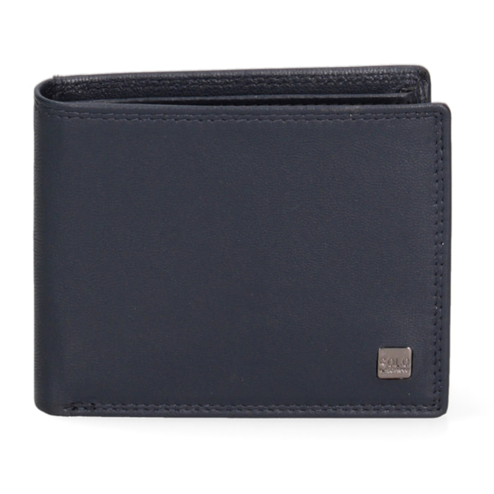 Portafoglio  da uomo In Vera pelle Made in Italy 11x9x2 cm