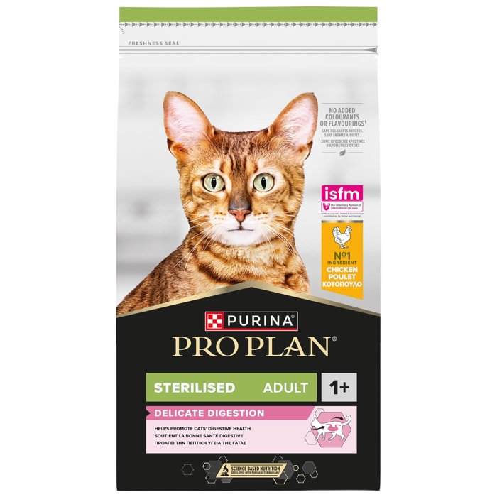 PURINA PRO PLAN Sterilised Adult 1+ Delicate Digestion Riche en Poulet