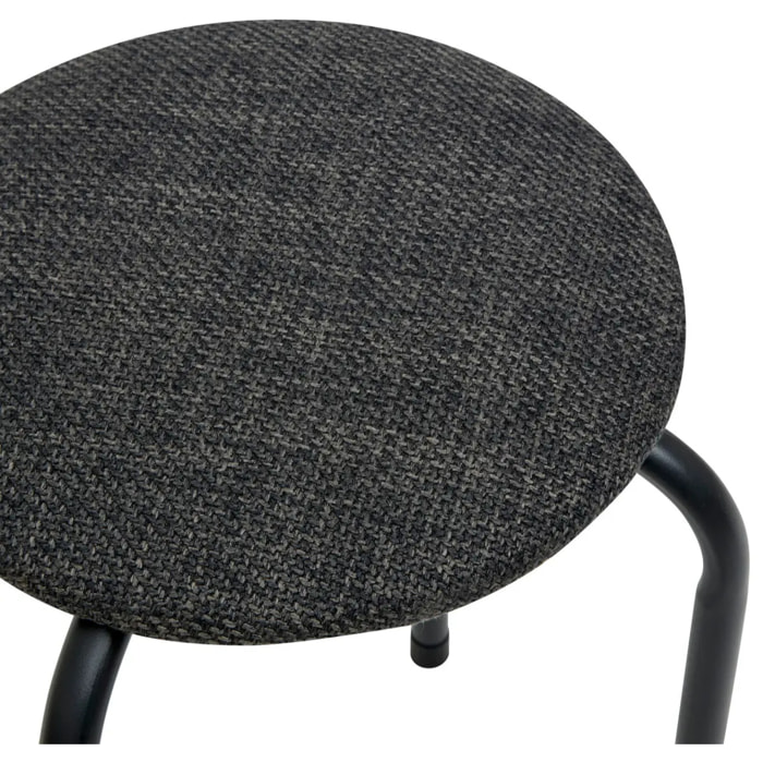 Tabouret Flexy Plus tissu chiné