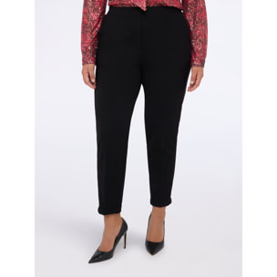 Fiorella Rubino - Pantalones Joggers con ribete lateral - Negro