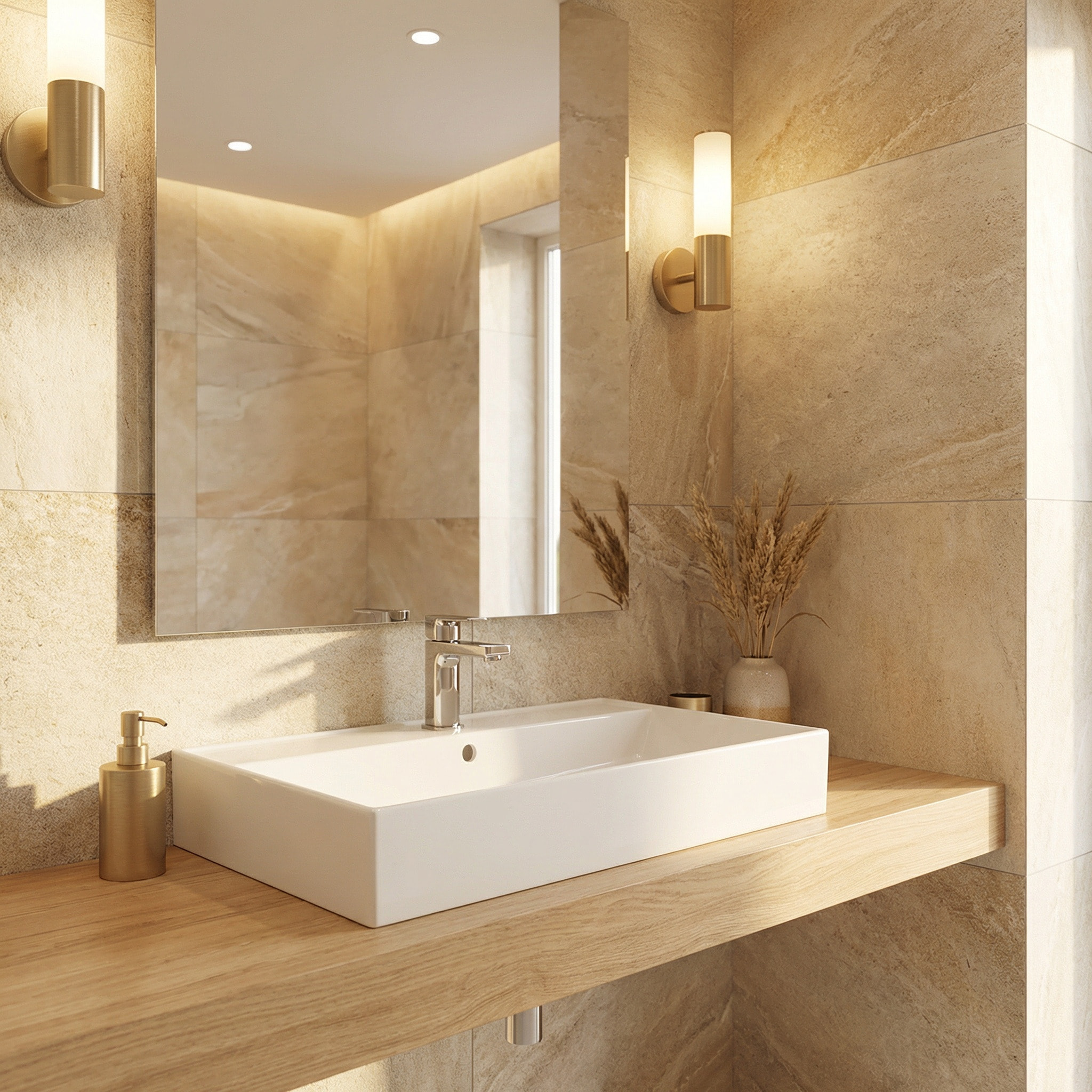 Lavabo à poser et à suspendre 80,5x46,5 cm blanc 1 trou pour robinet SAT Infinitio (SATINF8046)