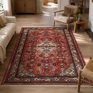 Tapis d'orient au motif oriental, noué main, ESEMIPO
