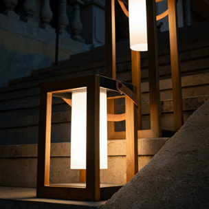 Lanterne solaire et rechargeable SERAPHINA H32cm