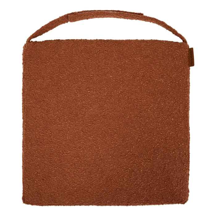 Galette de chaise Solfi 40x40cma acajou