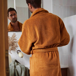 Peignoir col châle 100% Coton BIO, DOUCEUR NATURE