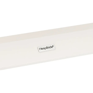 Table basse de jardin carrée "Allure" avoine 97 x 97 x 37cm en aluminium