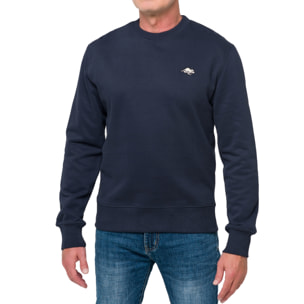 Sudadera de cuello redondo Hot Buttered Eagle Azul