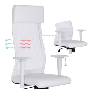 Silla de oficina Airflow Blanco