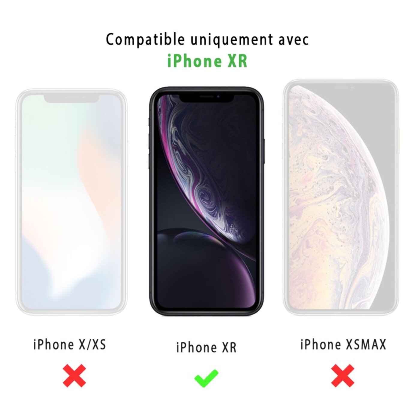 Coque iPhone Xr 360 intégrale transparente Fleurs Multicolores Tendance Evetane.