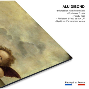 Tableau détail de la Chapelle Sixtine par Raphael Tableau alu Dibond