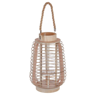 Lanterne "Rattan" rotin D22cm