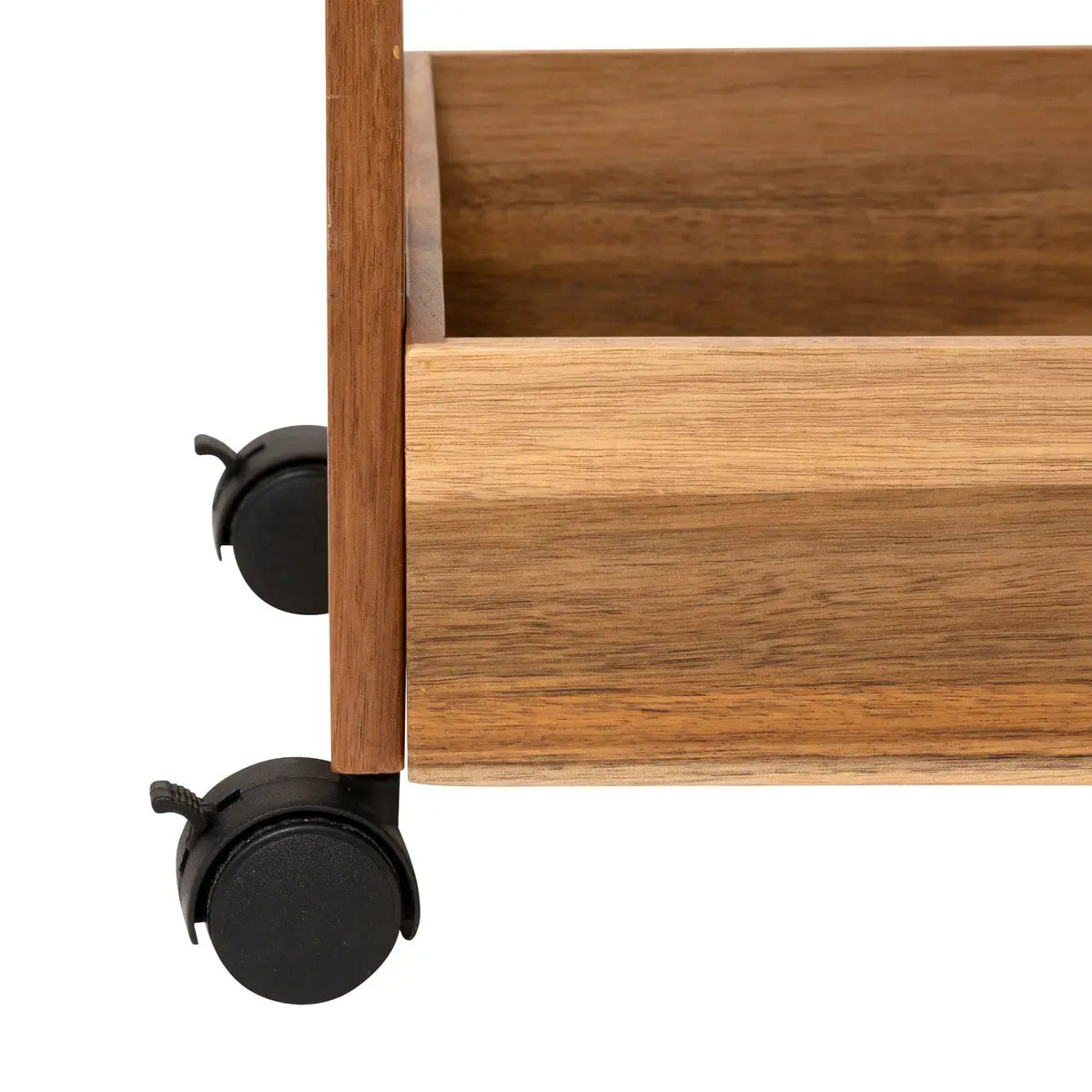 Desserte 3 niveaux Acacia L40 cm