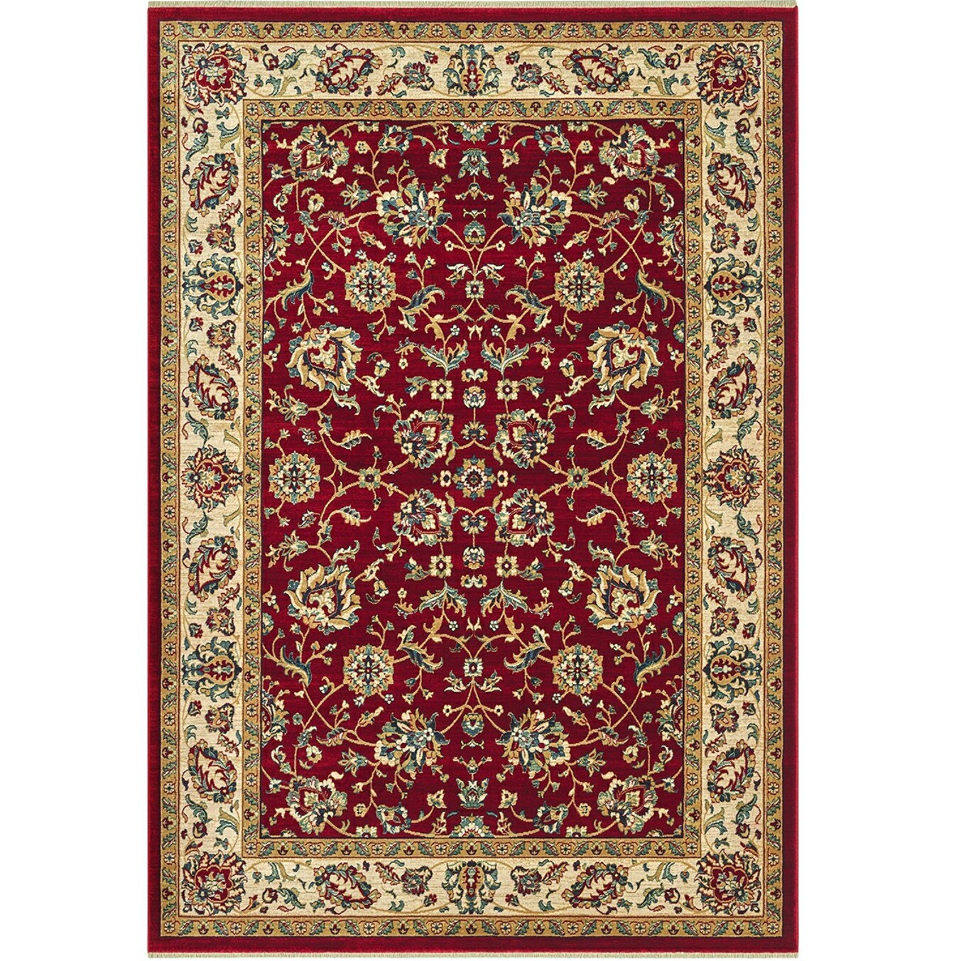 Tappeto Stile Persiano Disegno Classico Rosso