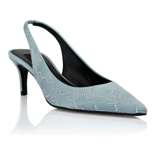 PHILIPP PLEIN Scarpe slingback MONOGRAM