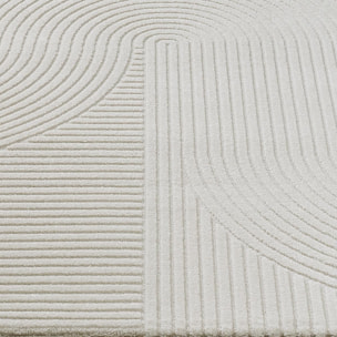 Tapis salon et chambre tissé motif simple JEJU