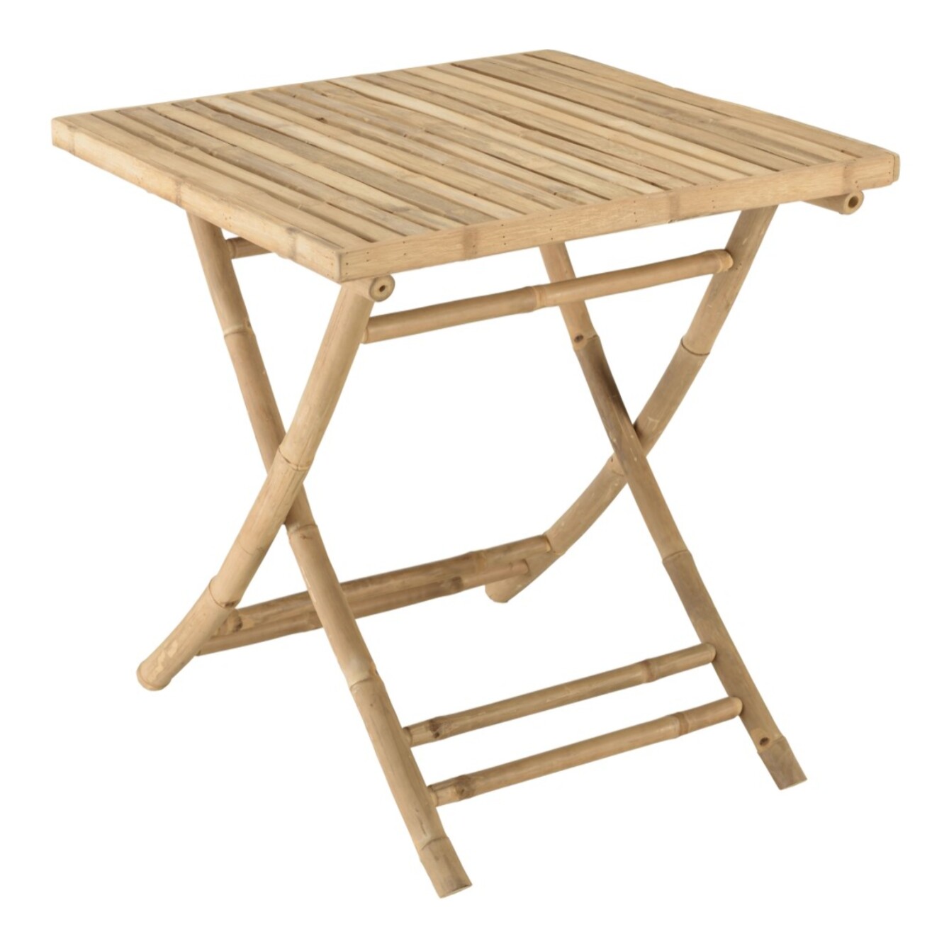 VITAL - 2 chaises et 1 table pliantes en bambou