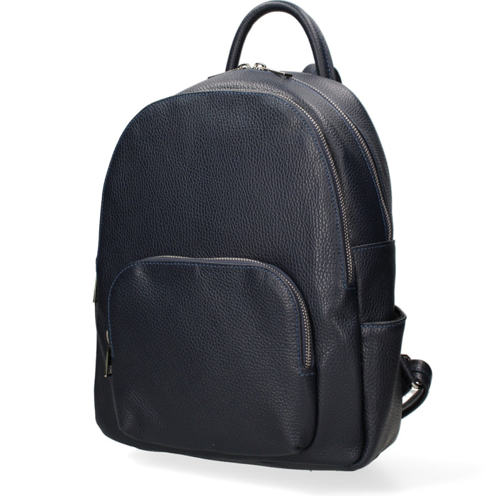 Zaino da donna Made in Italy - Modello Iride Ultra - 100% pelle - 27.0 x 32.0 x 12.0 cm