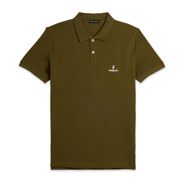 Polo Uomo in Piquet di Cotone 100% con Logo