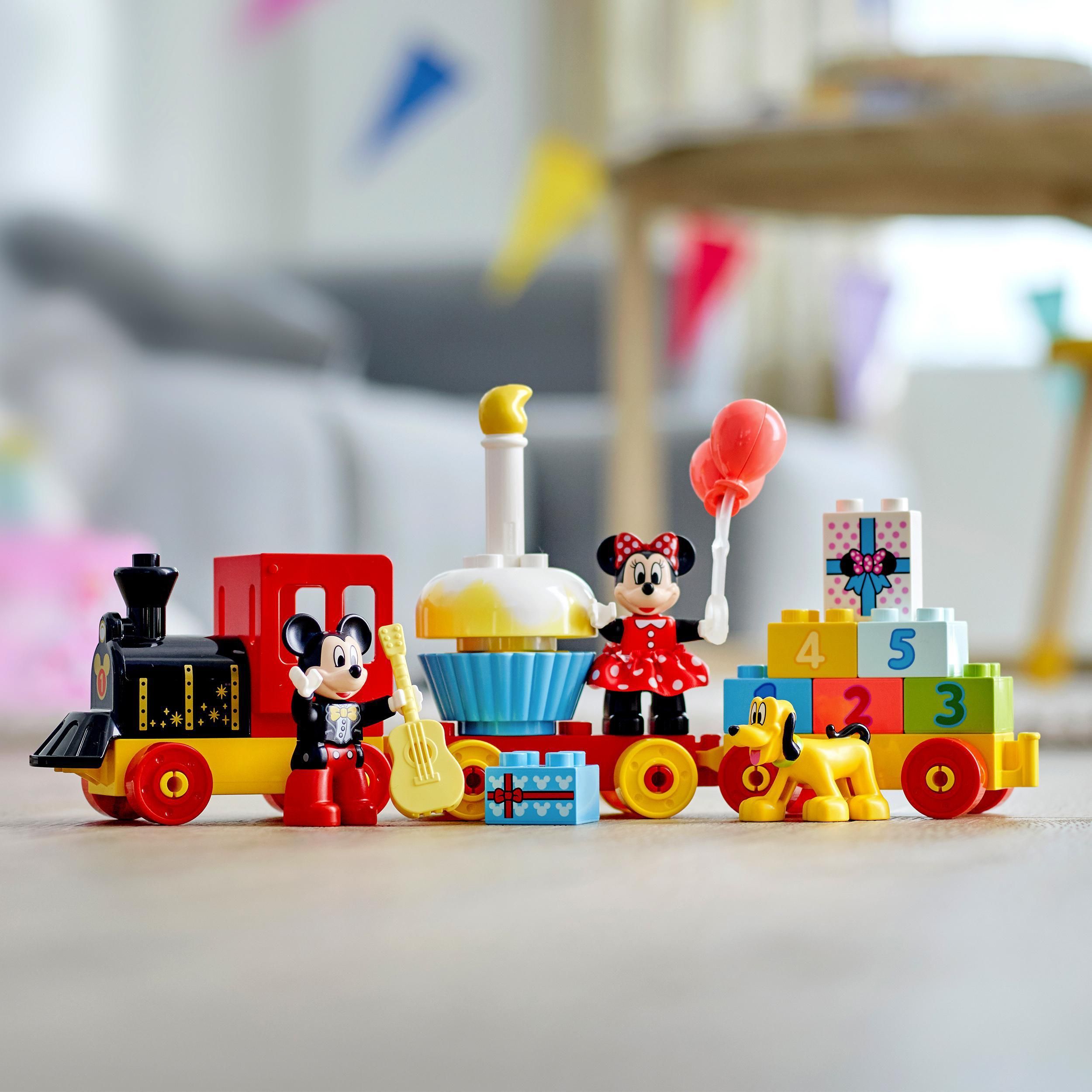 Le train d'anniversaire de Mickey et Minnie - 22 pièces - dès 2 ans