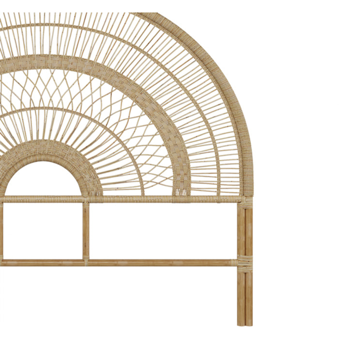 Tête de lit en rotin naturel 160 cm - Astéria