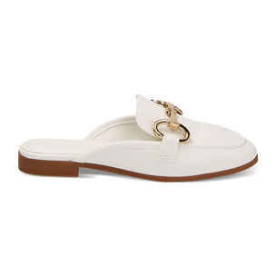 Sabot blancos elegantes