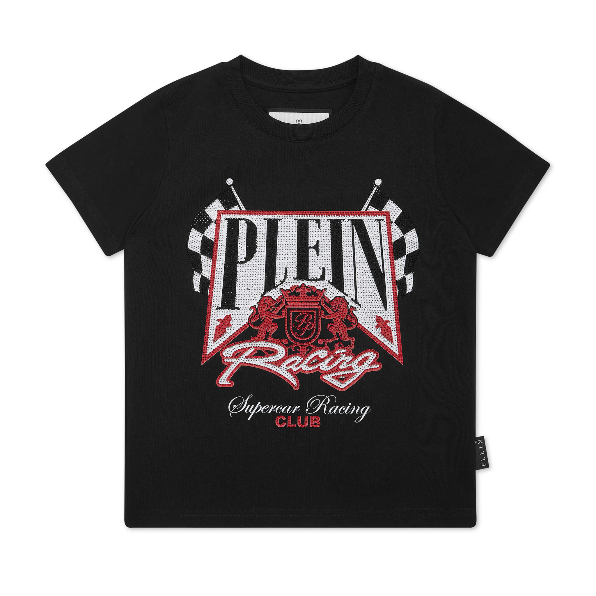 PHILIPP PLEIN T-Shirt Round Neck Ss RACING