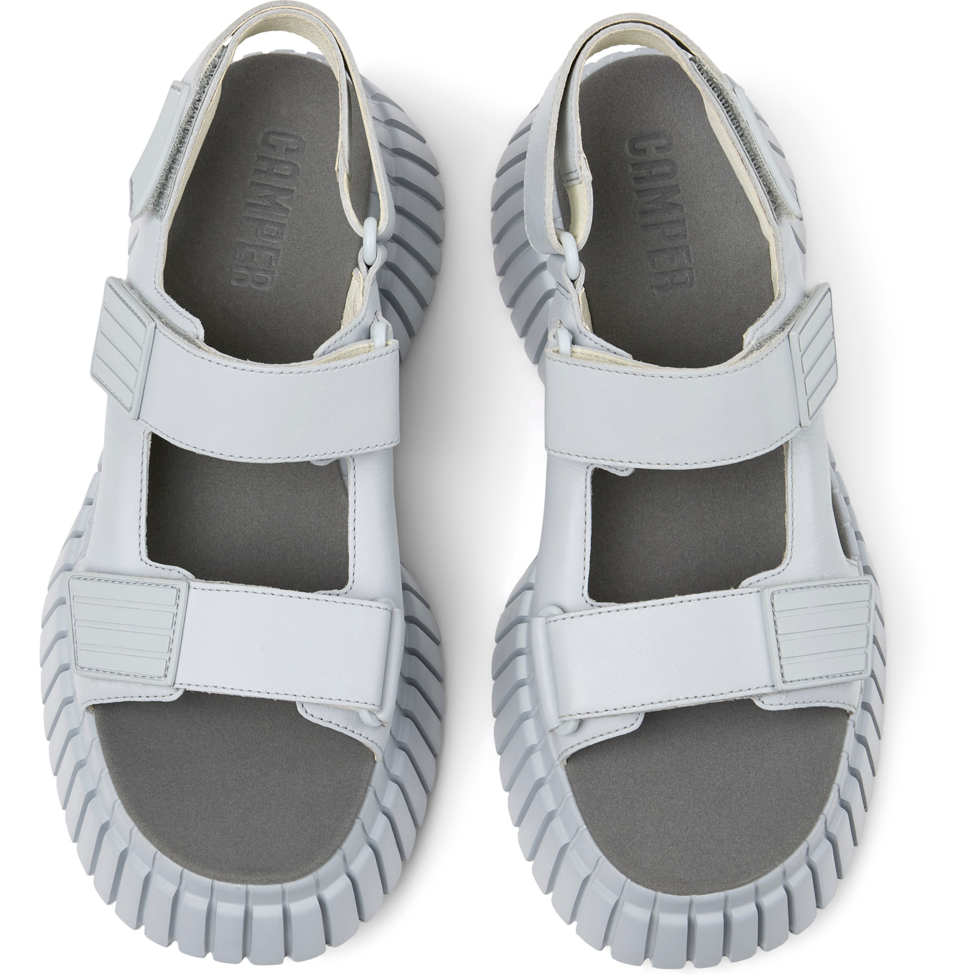 Sandalias - CAMPER BCN - Gris - Cuero liso