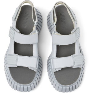 Sandalias - CAMPER BCN - Gris - Cuero liso