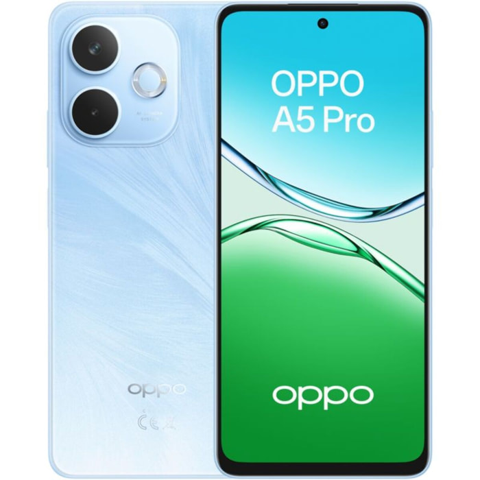 Smartphone OPPO A5 Pro 256Go Bleu Plume 4G