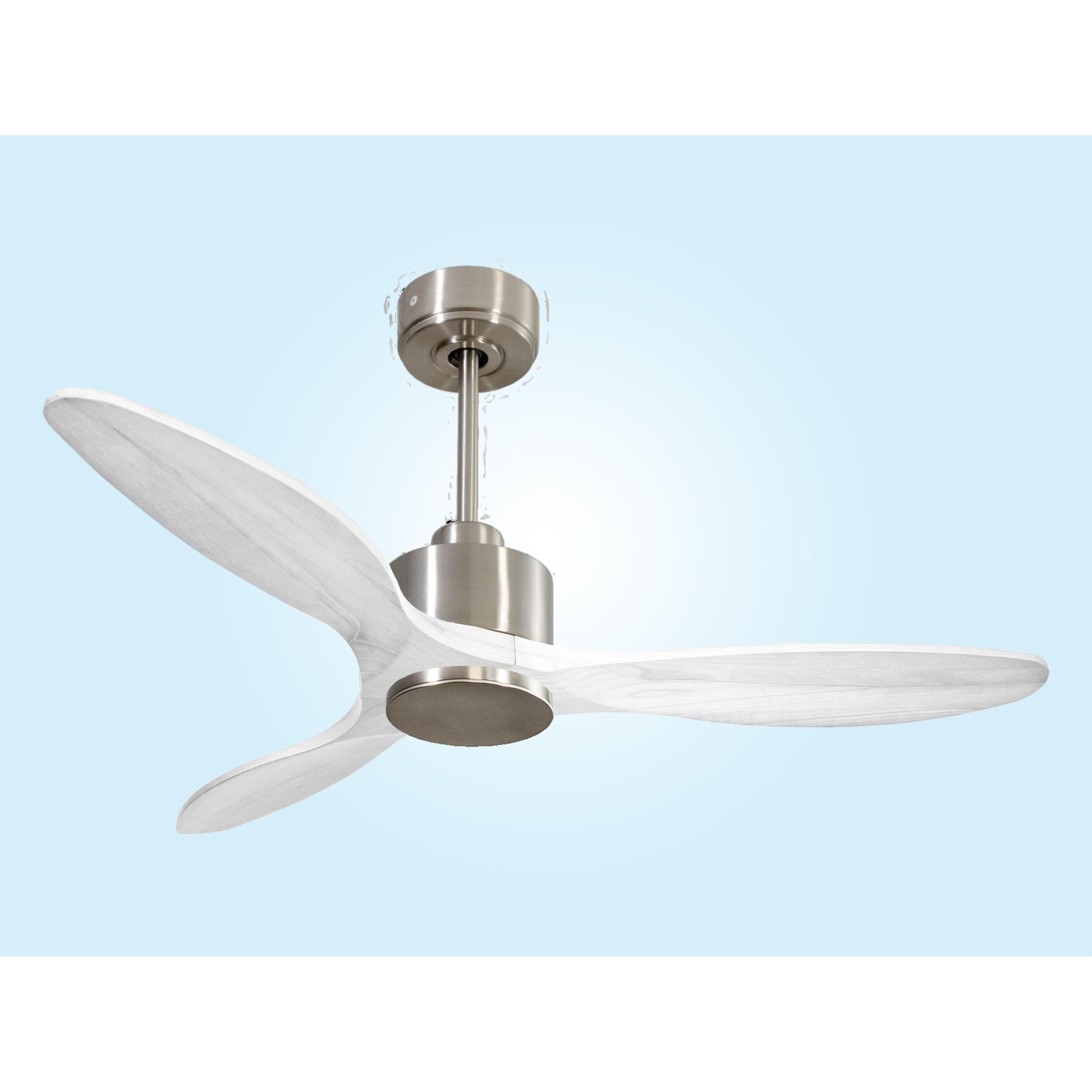 Ventilador de techo Reversible Termostato Wifi Motor DC Techos Inclinados Mando a Distancia Hypersilence Memoria SantoriniD132C0364986 PURLINE
