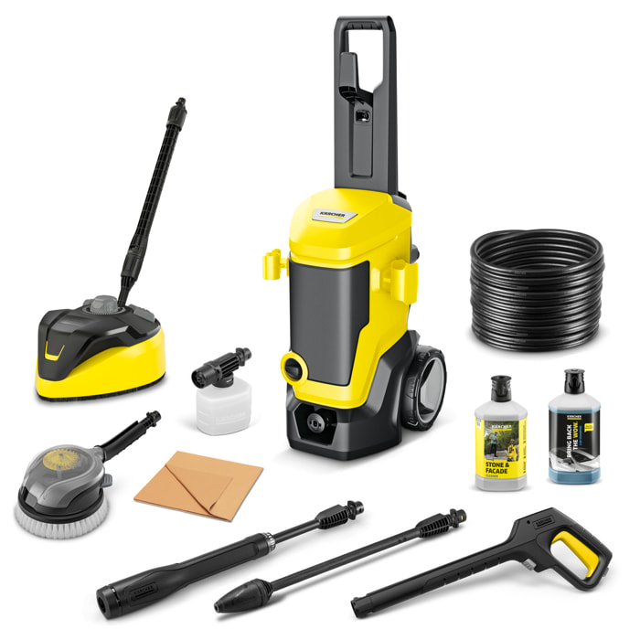 Nettoyeur haute pression Karcher K 7 WCM Car & Home - Pression 180 bar- Débit 600 l/h- rotabuse- canon à mousse- Kit Auto et Home