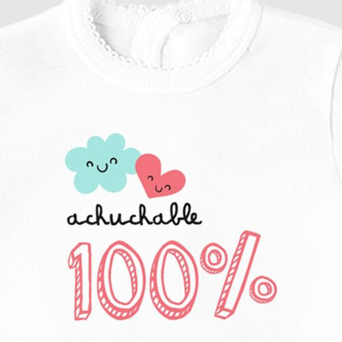 Conj Estampado Frase A Blanco Talla Nac