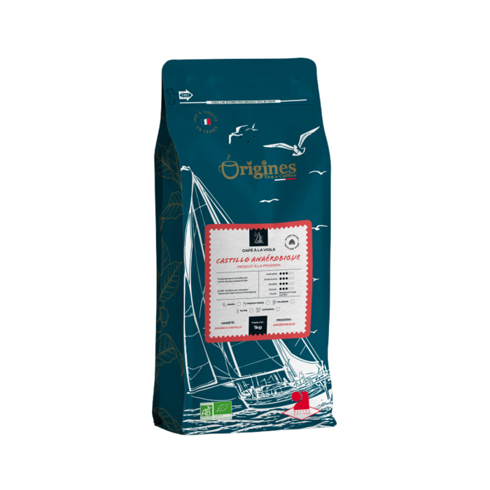 CASTILLO ANAEROBIQUE - CAFE A LA VOILE - Grains 1 kg