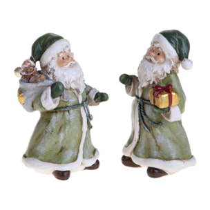 babbo natale con doni - Pezzi 2 - VERDE - Bianchi Dino SpA