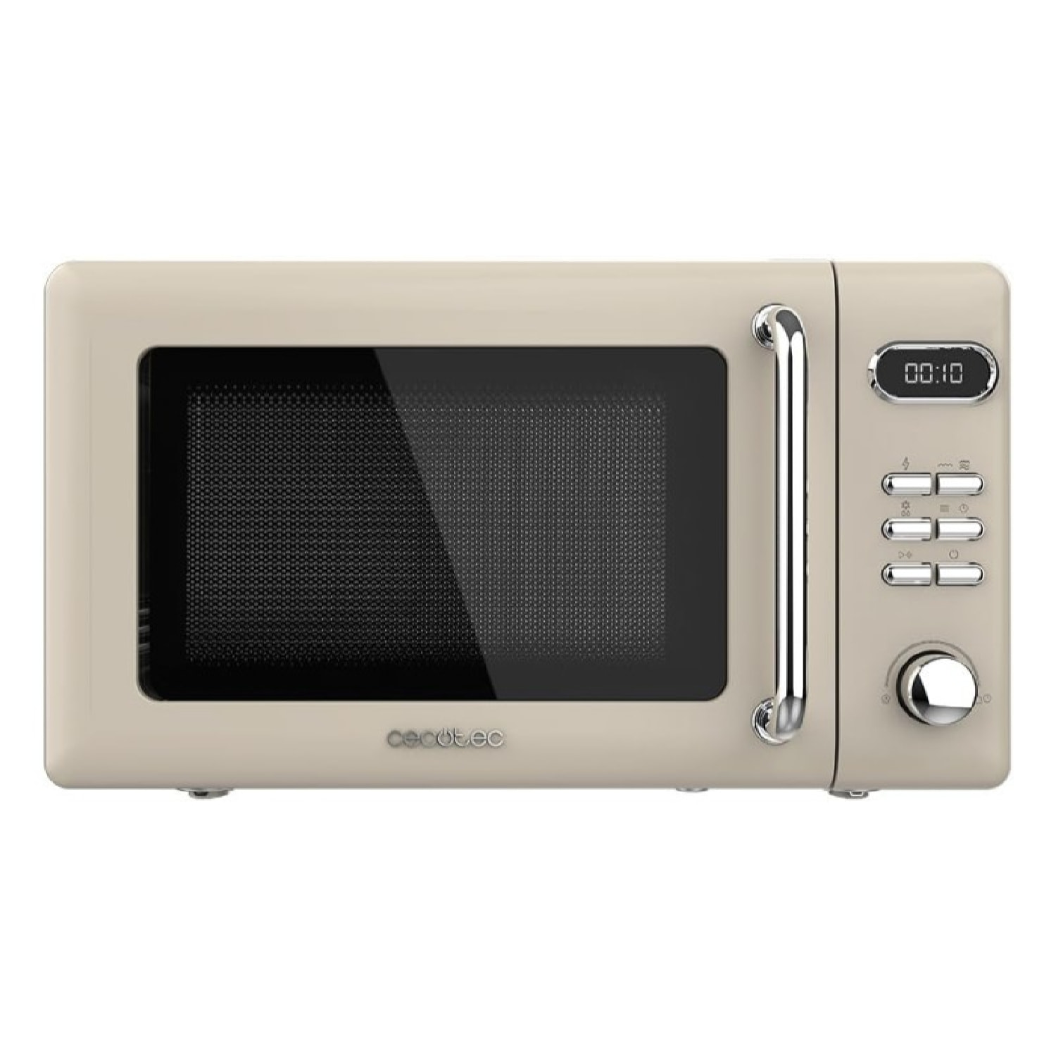 Cecotec Micro-ondes de 20 L avec grill ProClean 5110 Retro Beige